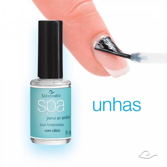 Imagem de Spa Para Unhas Base Fortalecedora 9Ml Sofisticatto