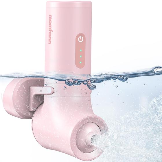Imagem de Spa Portátil Sem Fio MOMFANN - 3 Níveis de Velocidade - Rosa