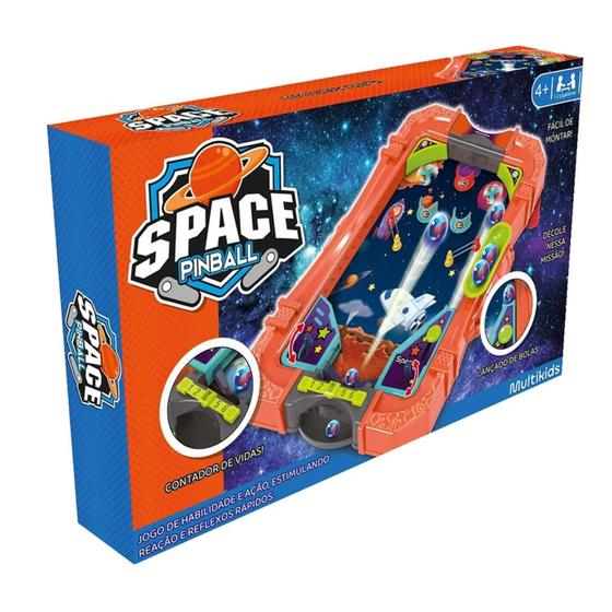 Imagem de Space Pinball Jogo de 1 a 2 Jogadores para Crianças a Partir de 5 Anos - Multikids