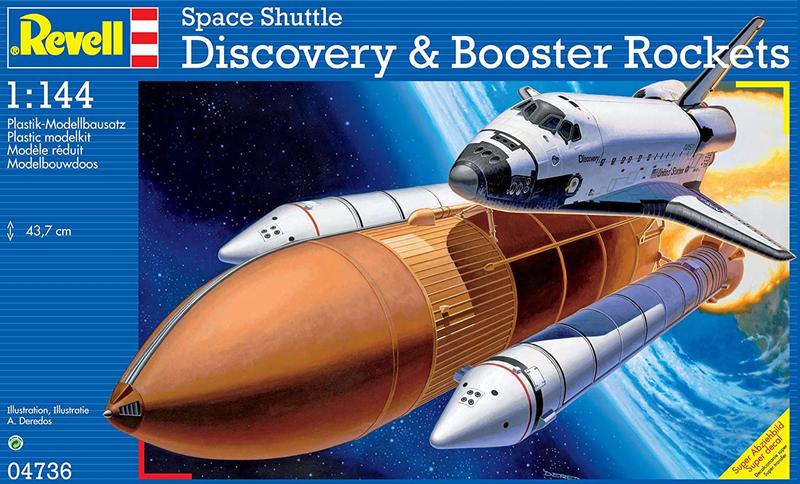 Imagem de Space Shuttle Discovery e Booster Rockets 1/144 Revell 4736