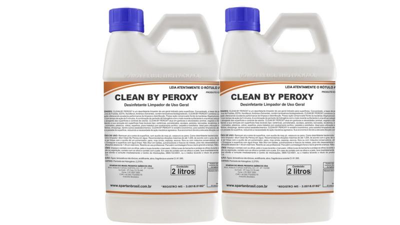 Imagem de Spartan Clean By Peroxy 2 Desinfetante Limpador Uso Geral 2L