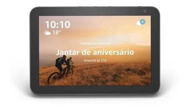 Speaker Amazon Echo Show 8 - com Alexa - Tela 8" Touchscreen - Bluetooth/Wi-Fi - Preto Menor preço em Speaker Amazon Echo Show 8 - com Alexa - Tela 8" Touchscreen - Bluetooth/Wi-Fi - Preto