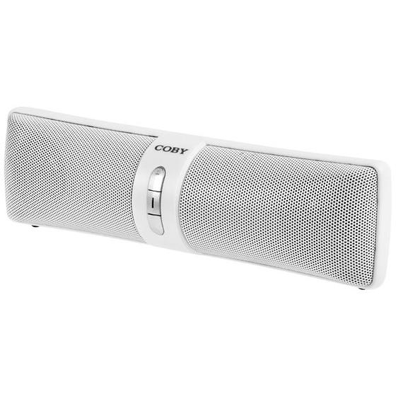 Imagem de Speaker Coby CBS201 6 Watts com Bluetooth/Auxiliar - Branco