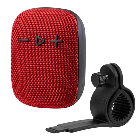 Imagem de Speaker Ecopower EP-2371 - USB/SD - Bluetooth - 5W - para Bicicleta - Vermelho