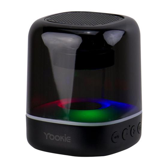 Imagem de Speaker Yookie YE21 - SD/Aux - Bluetooth - RGB - Preto