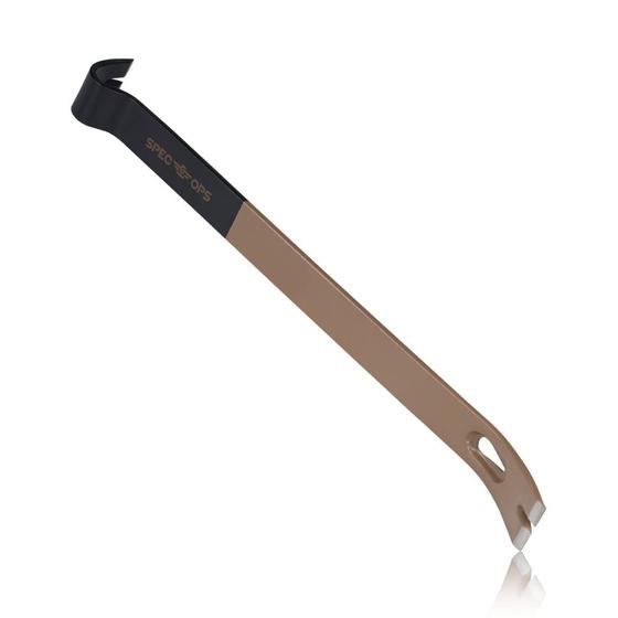 Imagem de Spec Ops Tools 21 "Flat Pry Bar Crowbar, cabeça de balancim curvo, Teardrop Nail Puller, aço de alto carbono, 3% doado a veteranos (SPEC-D21BAR)