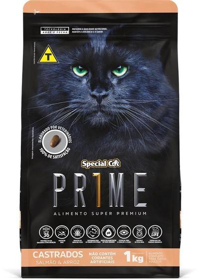 Imagem de Special Cat Prime Castrados Salmão E Arroz 1Kg