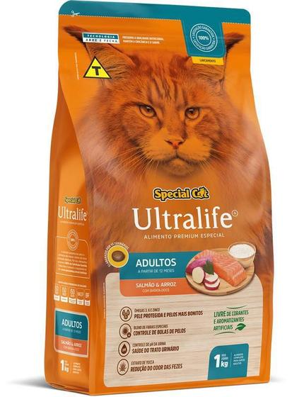 Imagem de Special Cat Ultralife Adultos Salmão E Arroz 1Kg