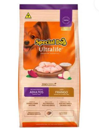 Imagem de SPECIAL DOG ULTRALIFE CÃES RAÇAS PEQUENAS ADULTOS SABOR FRANGO 10kg - PREMIUM SPECIAL