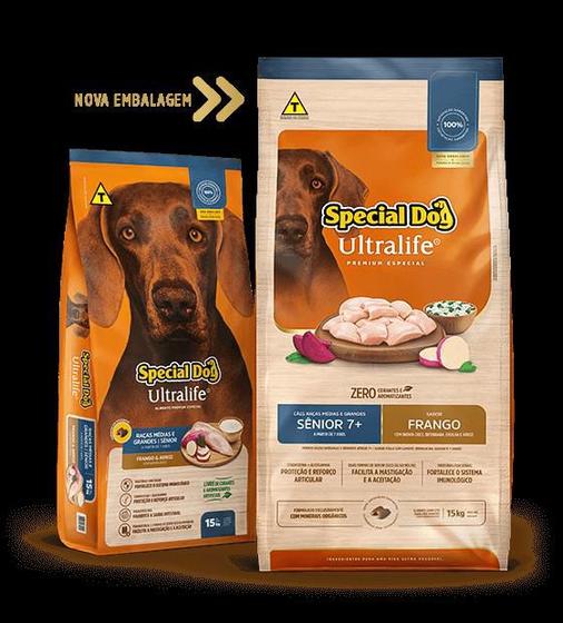 Imagem de Special dog ultralife rac. med/gra senior 15kg