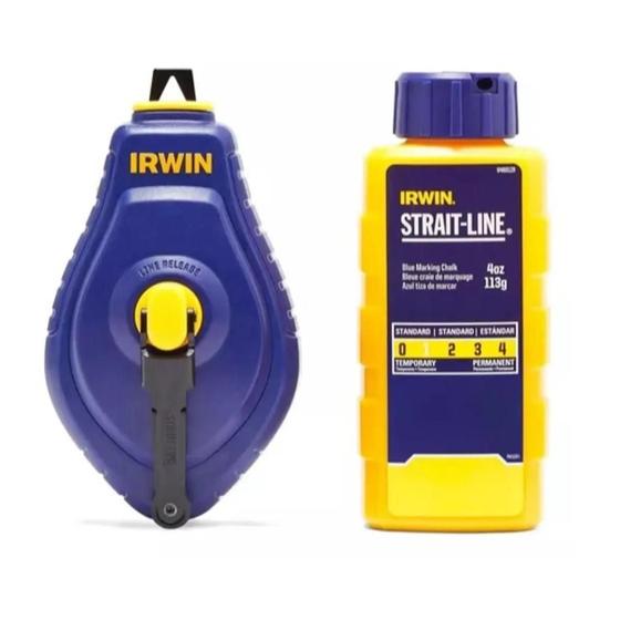 Imagem de Speedline jogo carretel de linha com giz azul irwin