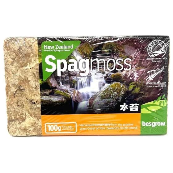 Imagem de Sphagnum Moss besgrow Premium New Zealand 100g (8L hidratado)