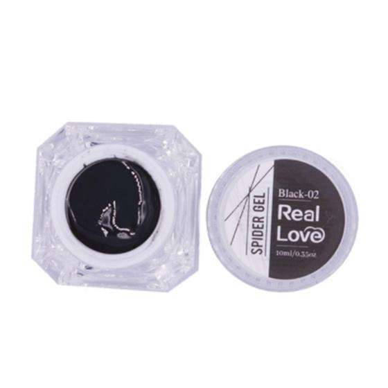 Imagem de Spider Gel Preto Real Love 10ml