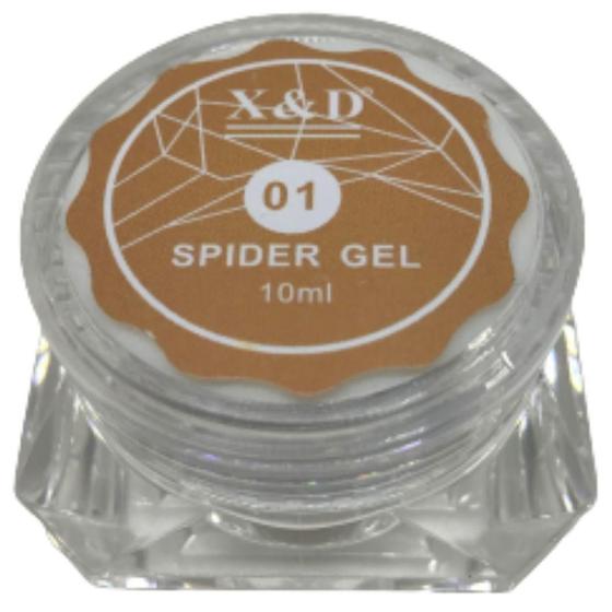 Imagem de Spider Gel Unhas Teia De Aranha Xed Led Uv Dourado 10Ml