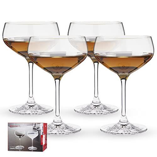 Imagem de Spiegelau Coupette Copos Conjunto de 4 - Cocktail Coupes European Crystal - Detém 8.3 oz