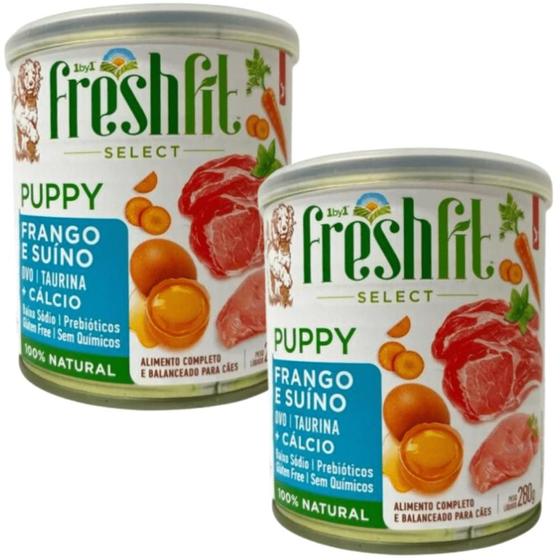 Imagem de SPIN LATA Freshfit Select Puppy Frango E Suíno Cães 280g 2UN