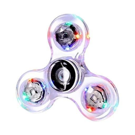 Imagem de Spinner Fidget LED Luminoso - Brilha no Escuro - Brinquedo EDC para Alívio do Stress