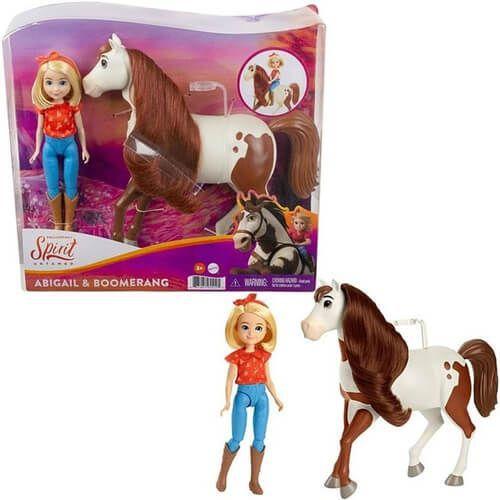 Spirit: O Indomável Boneca Com Cavalo Abigail & Boomerang GXF20/GXF23 ...