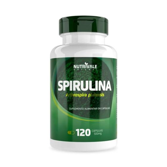 Imagem de Spirulina 120 Cápsulas - Nutrivale