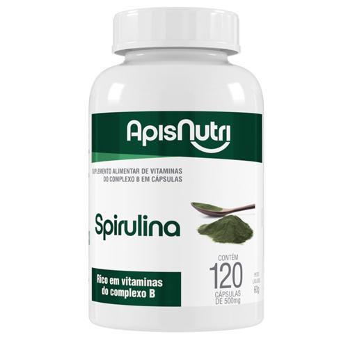 Imagem de Spirulina 500mg 120 Cáps - ApisNutri