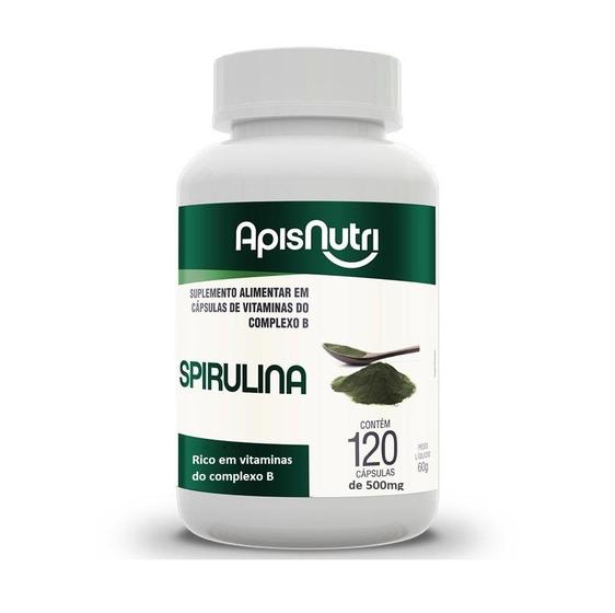 Imagem de Spirulina 500mg (120 caps) - Padrão: Único