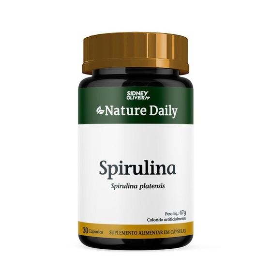 Imagem de Spirulina nature daily 30 cápsulas sidney oliveira