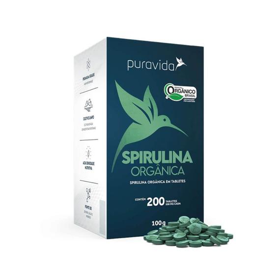 Imagem de Spirulina Orgânica - Pura vida- 200 Tabletes