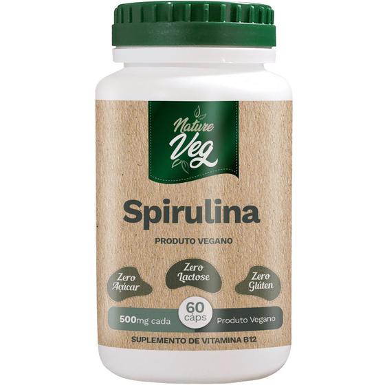 Imagem de Spirulina (Produto Vegano) 60 Cápsulas 500mg