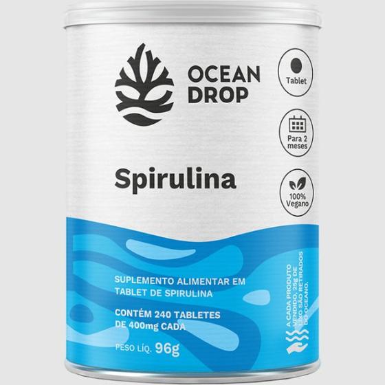 Imagem de Spirulina Vegana 240 cápsulas Ocean Drop