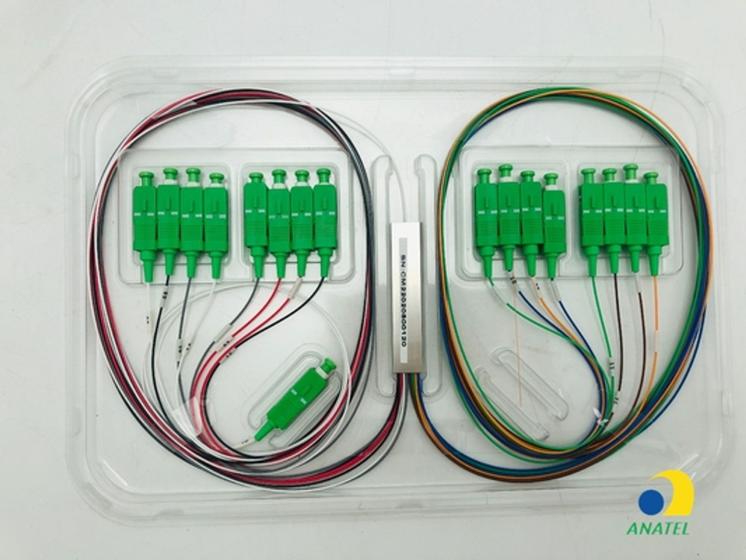 Imagem de Splitter balanceado 1x8 SC/APC