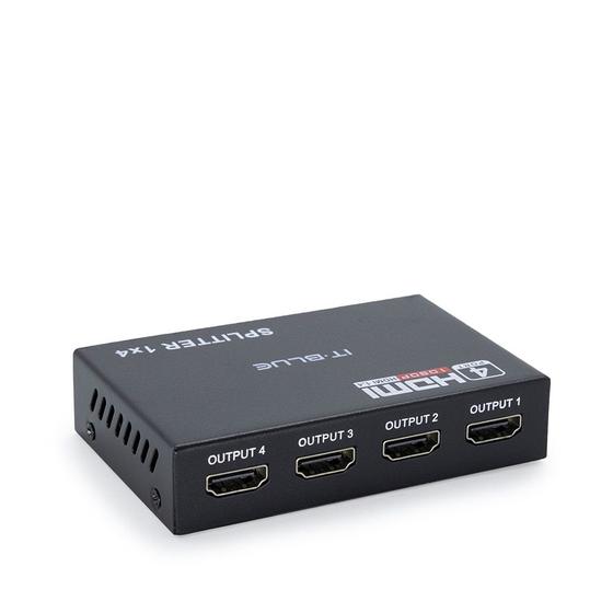 Imagem de Splitter hdmi 1080p vrsão 1.4 le-4134 it-blue 4 saidas