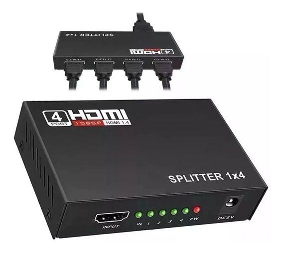 Imagem de Splitter Hdmi 1x4 Divisor Hdmi In1 Para Output 41