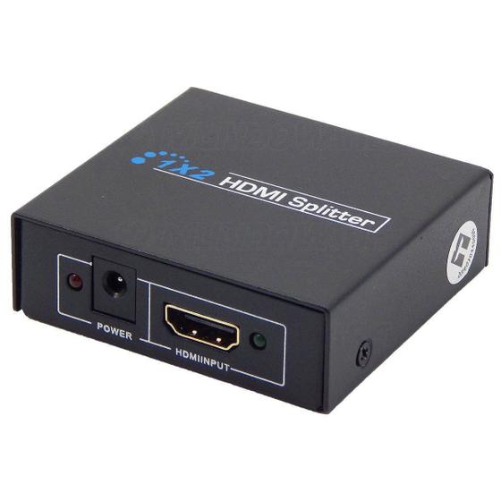 Imagem de Splitter Hdmi Duplicador 1 Entrada X 2 Saidas 1080P 3D 1.4