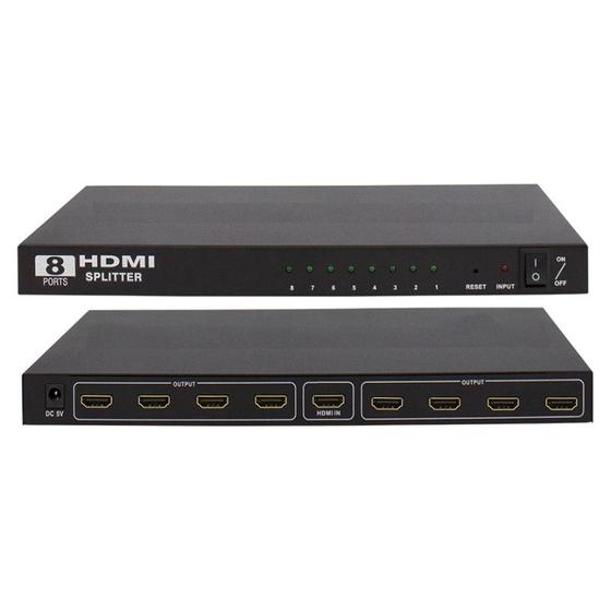 Imagem de Splitter HLD com 8 Saídas HDMI 1080p 3D