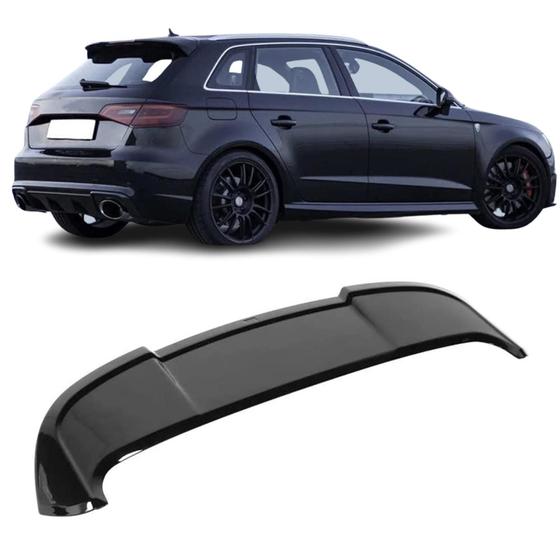 Imagem de Spoiler Aerofólio Audi A3 S3 Black Piano Sportback Rs S 8V