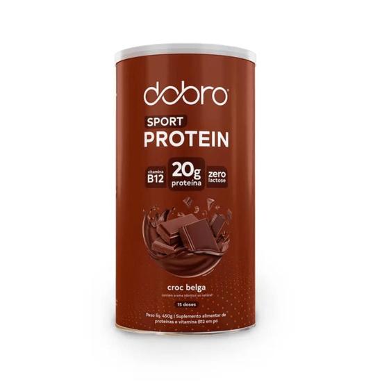 Imagem de Sport Protein Dobro Proteína Vegena Croc Belga 450G