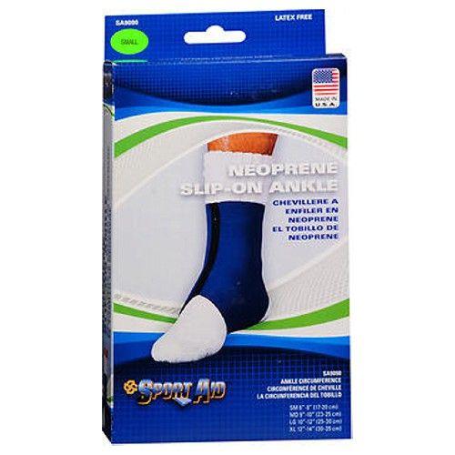 Imagem de Sportaid Ankle Brace Neoprene Blue Small 1 cada por Scott Specialties