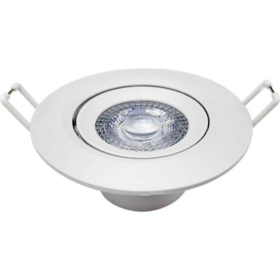 Imagem de Spot Authentic Redondo LED Branco Frio 5W 6500K Avant de Embutir Ø90 - Cód 863021373