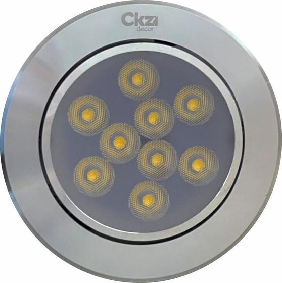 Imagem de Spot de Alumínio Direcionável LED 9w - Branco Frio