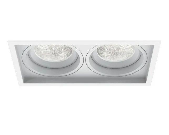 Imagem de Spot De Embutir Duplo Recuado Par20 Interlight Il4707 Branco