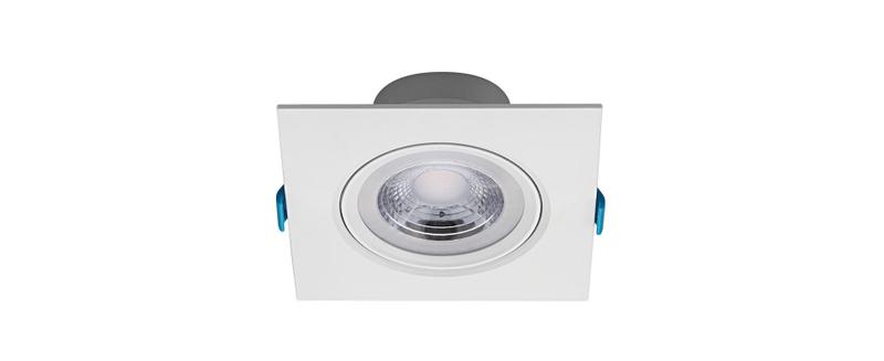 Imagem de Spot de Embutir Easy 11,7x11,7cm Branco Quadrado Led 7W 30 Bivolt Stella