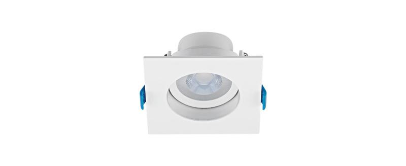 Imagem de Spot de Embutir Easy Evo Recuado 9,5x9,5cm Branco Quadrado Led 4,5W 34 Bivolt Stella