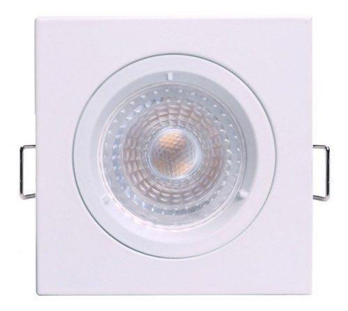 Imagem de Spot De Embutir Led 4,5W Quadrado Luz Branca 6500K