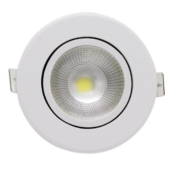 Imagem de Spot De Led Embutir Redondo 5w Amarelo Bivolt Branco Jsr - J