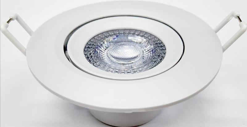 Spot de Led Redondo 3000K 5W Bivolt Amarelo Supimpa Avant Menor preço em Spot de Led Redondo 3000K 5W Bivolt Amarelo Supimpa Avant