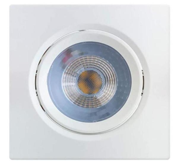 Imagem de Spot Easy Led Quadrado 5w Llum 9,5x9,5cm 5w 6,5k Bivolt Br