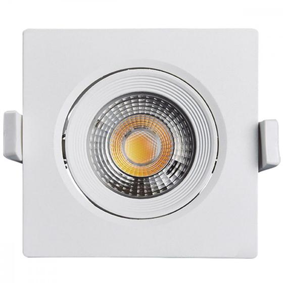 Imagem de Spot Emb.05W Led 3000K Quadr B_D Branco