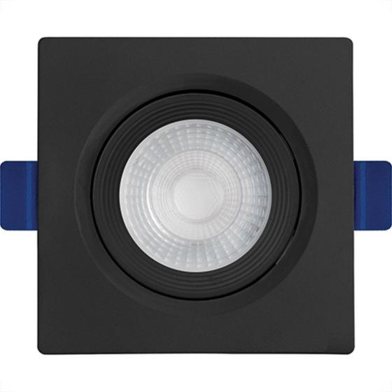 Imagem de Spot Emb.05W Led 6500K Quadr B_D Preto