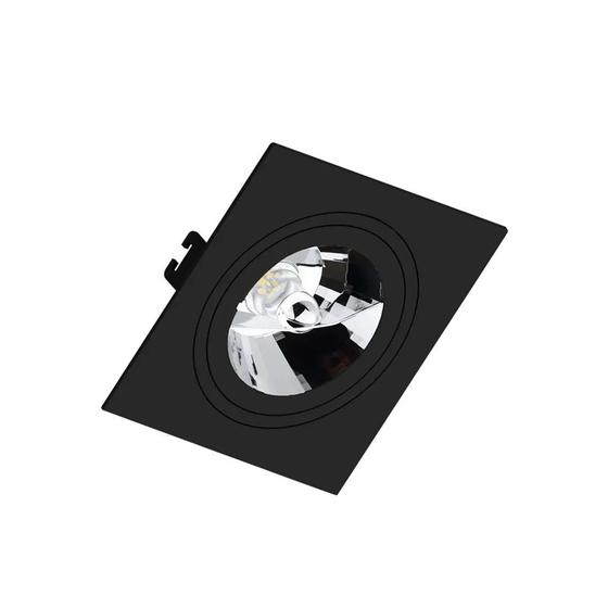 Imagem de Spot emb orient p/ 1l ar111 gu10 preto interlight