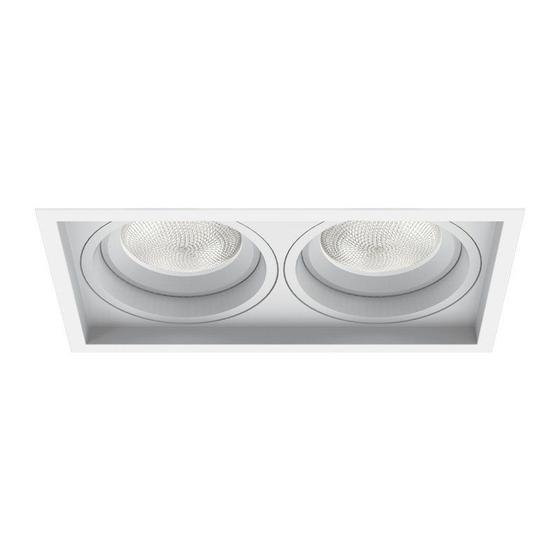 Imagem de Spot Embutir Recuado MicroBorda Duplo PAR20 Branco- Interlight